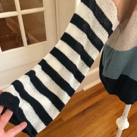 Casual Obsession Striped Sweater Medium - Picture 7 of 13